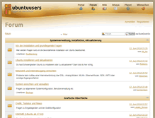Tablet Screenshot of forum.ubuntuusers.de